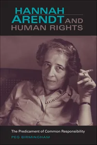 Hannah Arendt and Human Rights_cover