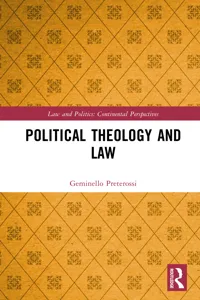 Political Theology and Law_cover