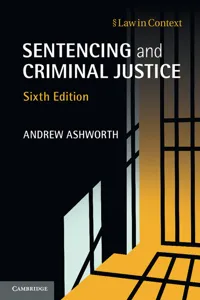 Sentencing and Criminal Justice_cover