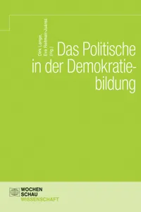 Das Politische in der Demokratiebildung_cover