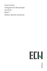 Mythos, Sprache und Kunst_cover