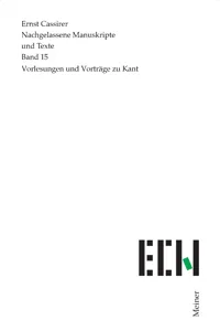 Vorlesungen und Vorträge zu Kant_cover