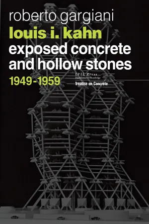 Louis I. Kahn - Exposed concrete and hollow stones