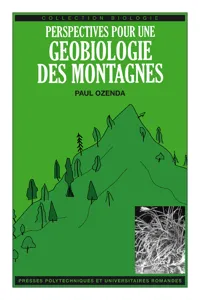 Perspectives pour une géobiologie des montagnes_cover