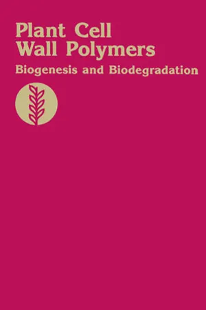 Plant Cell Wall Polymers