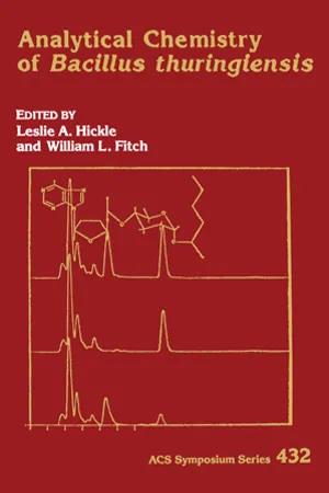 Analytical Chemistry of Bacillus thuringiensis