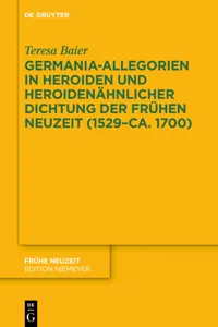 Germania-Allegorien in Heroiden und heroidenähnlicher Dichtung der Frühen Neuzeit_cover