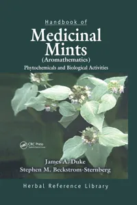 Handbook of Medicinal Mints_cover