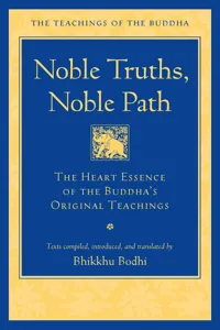 Noble Truths, Noble Path_cover