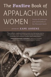 The Foxfire Book of Appalachian Women_cover