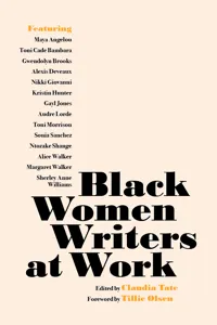 Black Women Writers at Work_cover