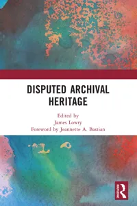 Disputed Archival Heritage_cover