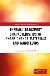 Thermal Transport Characteristics of Phase Change Materials and Nanofluids_cover