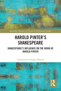 Harold Pinter's Shakespeare_cover