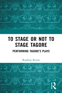 To Stage or Not to Stage Tagore_cover