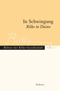 In Schwingung. Rilke in Duino_cover