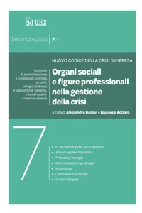 Organi sociali e figure professionali nella gestione della crisi_cover