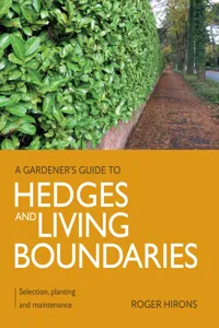 Gardener's Guide to Hedges and Living Boundaries_cover