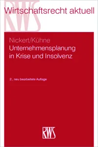Unternehmensplanung in Krise und Insolvenz_cover