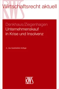 Unternehmenskauf in Krise und Insolvenz_cover