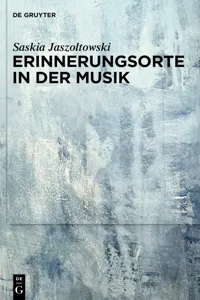 Erinnerungsorte in der Musik_cover