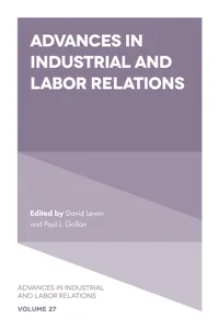 Advances in Industrial and Labor Relations_cover