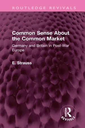 Common Sense About the Common Market