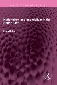 Nationalism and Imperialism in the Hither East_cover