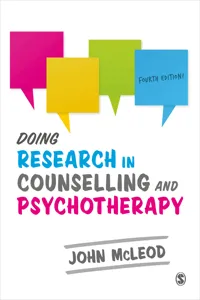 Doing Research in Counselling and Psychotherapy_cover
