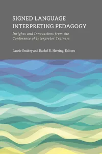 Signed Language Interpreting Pedagogy_cover