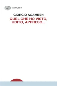 Quel che ho visto, udito, appreso..._cover