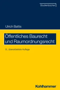 Öffentliches Baurecht und Raumordnungsrecht_cover