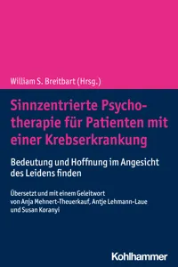 Sinnzentrierte Psychotherapie für Patienten mit einer Krebserkrankung_cover