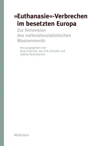 "Euthanasie"-Verbrechen im besetzten Europa_cover