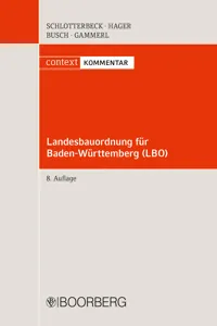 Landesbauordnung für Baden-Württemberg - LBO_cover