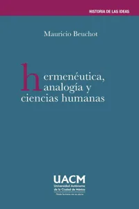 Hermenéutica, analogía y ciencias humanas_cover