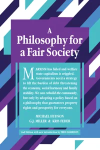 A Philosophy for a Fair Society_cover