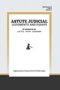 Astute Judical Judgements and Essays_cover