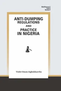 Anti-Dumping Regulations and Practice in Nigeria_cover