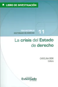 La crisis del Estado de derecho_cover