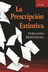 La prescripción extintiva. 2.ª ed._cover