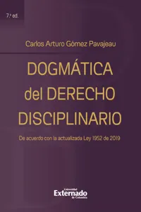 Dogmática del Derecho Disciplinario 7ta edición_cover