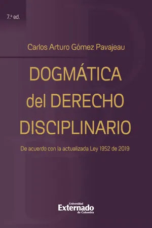 Dogmática del Derecho Disciplinario 7ta edición