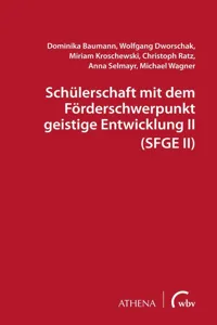 Schülerschaft mit dem Förderschwerpunkt geistige Entwicklung I_cover