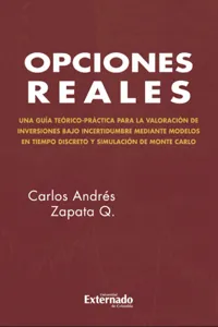 Opciones reales. Teoría y práctica. Vol 1 Modelo en tiempo discreto y simulación de Monte Carlo/ LATEX_cover