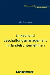 Einkauf und Beschaffungsmanagement in Handelsunternehmen_cover