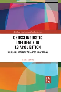 Crosslinguistic Influence in L3 Acquisition_cover