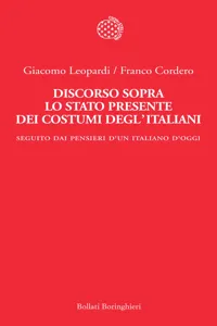 Discorso sopra lo stato presente dei costumi degl'italiani_cover