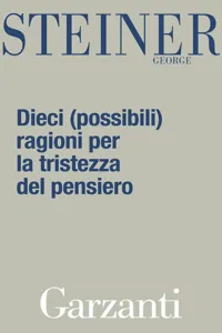 Dieci ragioni per la tristezza del pensiero_cover