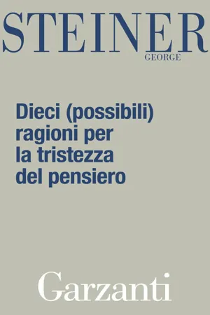 Dieci (possibili) ragioni per la tristezza del pensiero